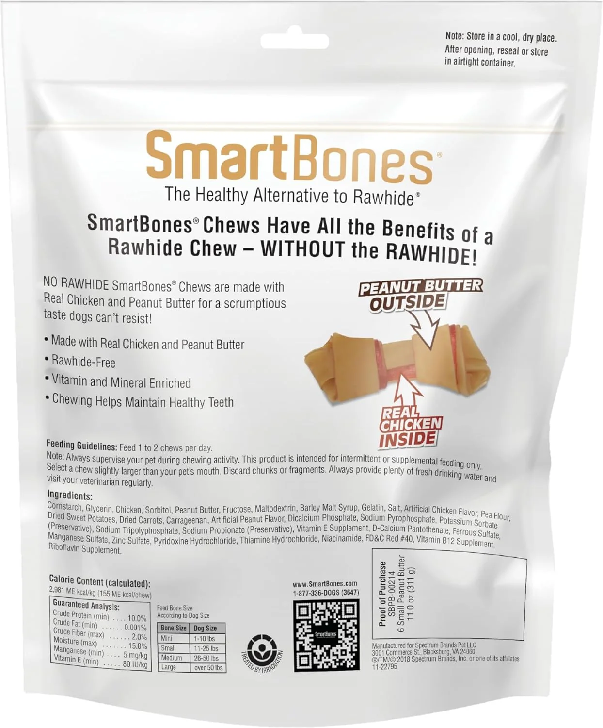 SmartBones Small Chews, Made with Real Meat and Vegetables - Image 2