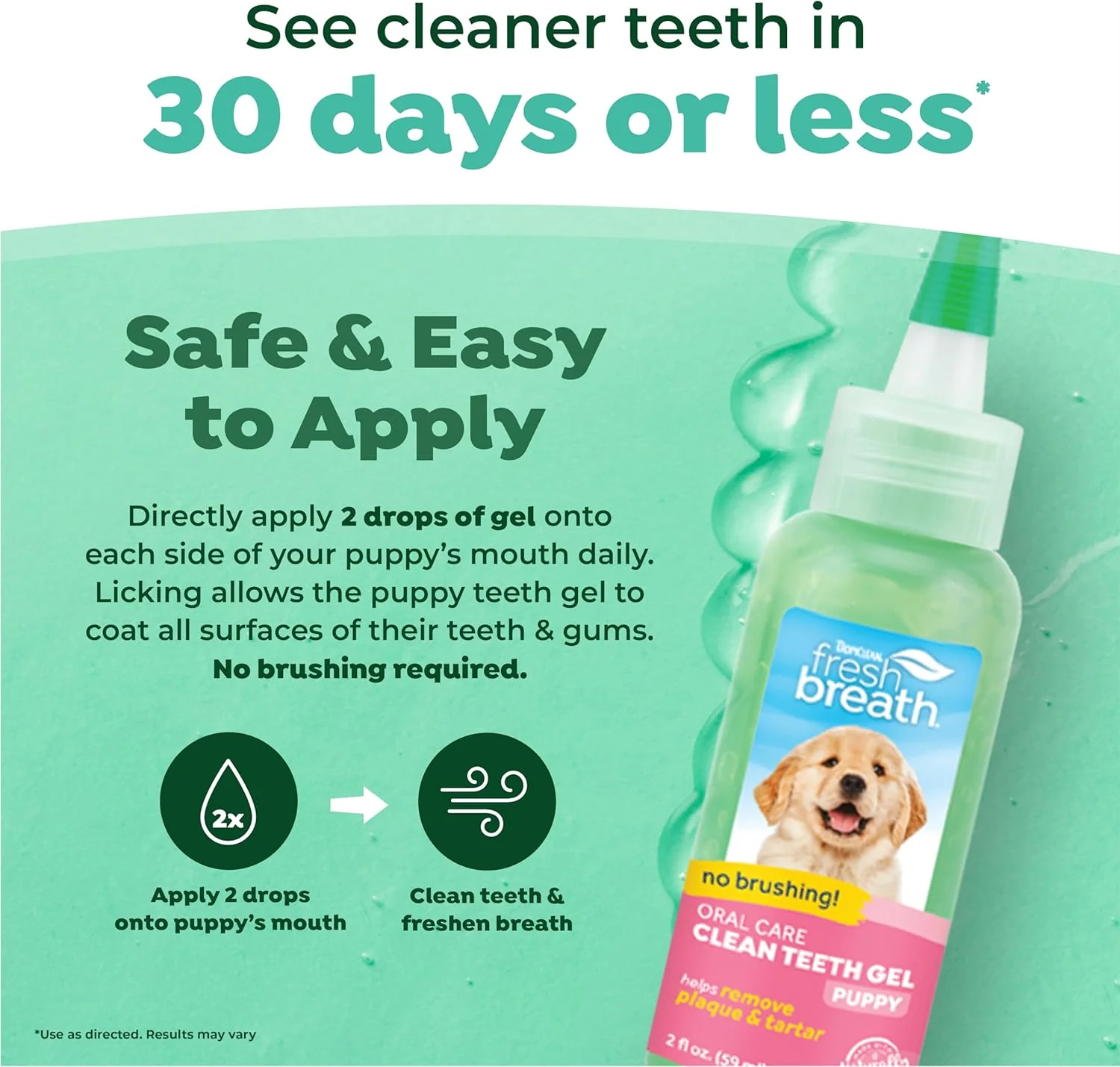 TropiClean Fresh Breath Dog Toothpaste for Teeth Cleaning, Breath Freshener, Easy to Use Plaque & Tartar Remover Gel - Image 3