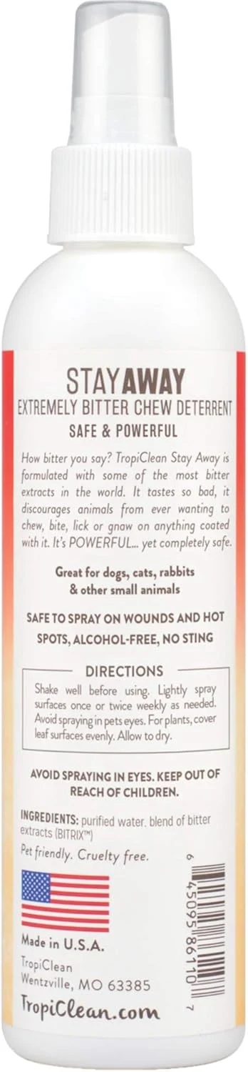 TropiClean Stay Away Pet Chew Deterrent Spray - Image 2