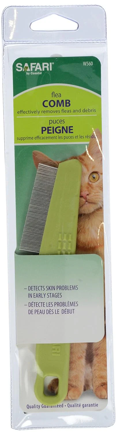 Coastal, Flea Comb with Extended Handle for Cats