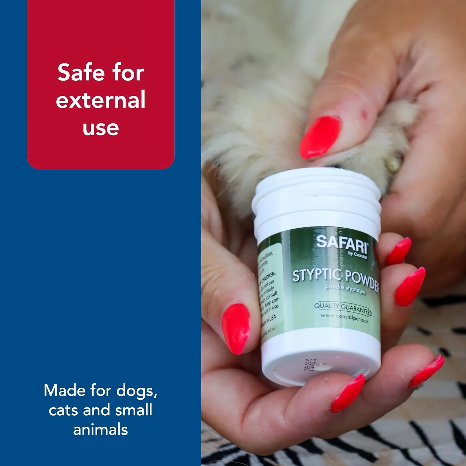 Coastal Pet Safari Pet Styptic Powder - Blood Clotting Powder for Pet and Dog First Aid Kit and Grooming - Image 5