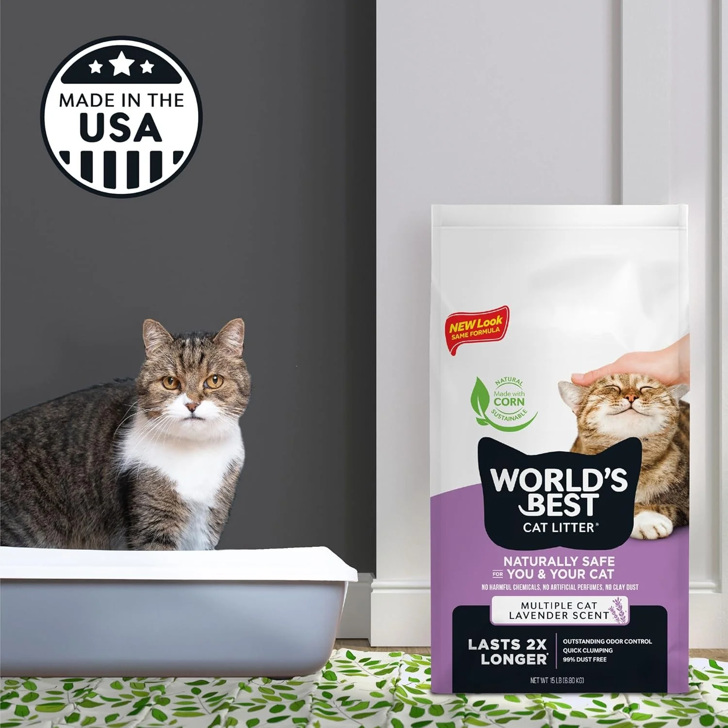 World's Best Cat Litter, Clumping Litter Formula for Multiple Cat - Image 9