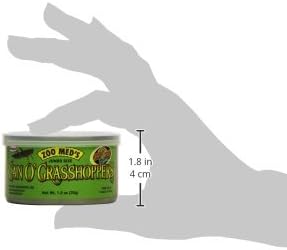 Zoo Med Laboratories Can O’ Grasshoppers for Large Monitors, Tegus, Skinks, Turtles & Birds Food 1.2 Oz - Image 2