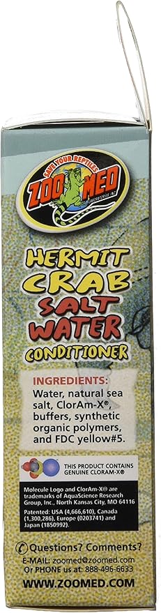 Zoo Med Laboratories Hermit Crab Salt Water Conditioner - Image 2