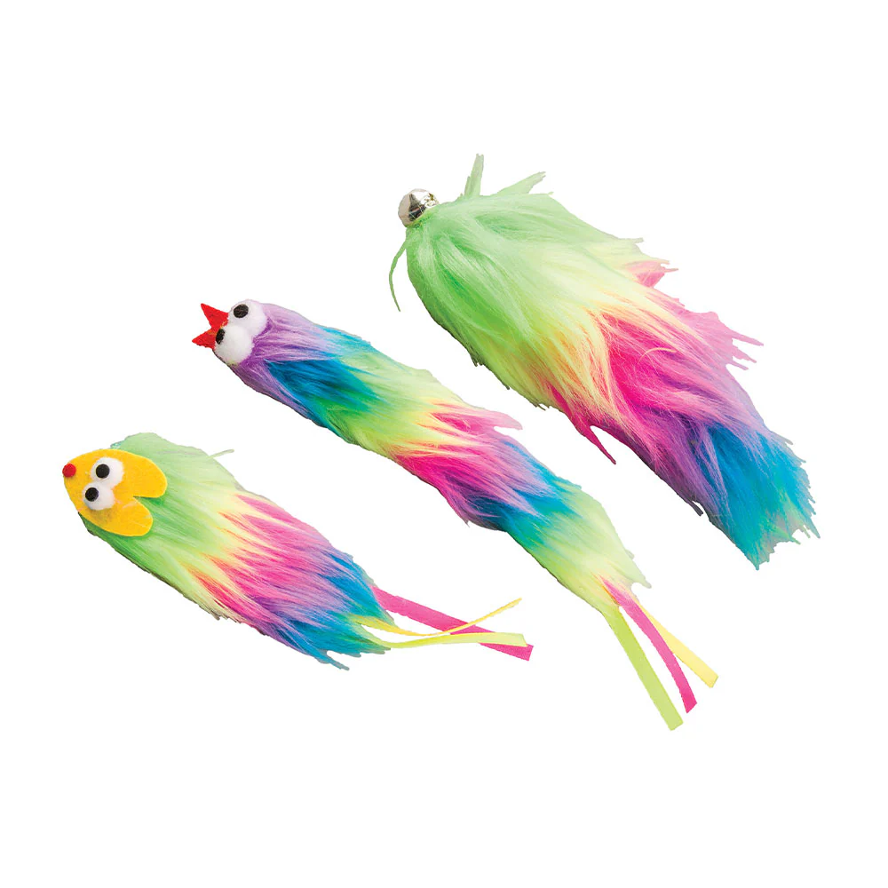 Spot® Ethical Pet TieDye Plush Cat Toy Assorted 5" - Image 2