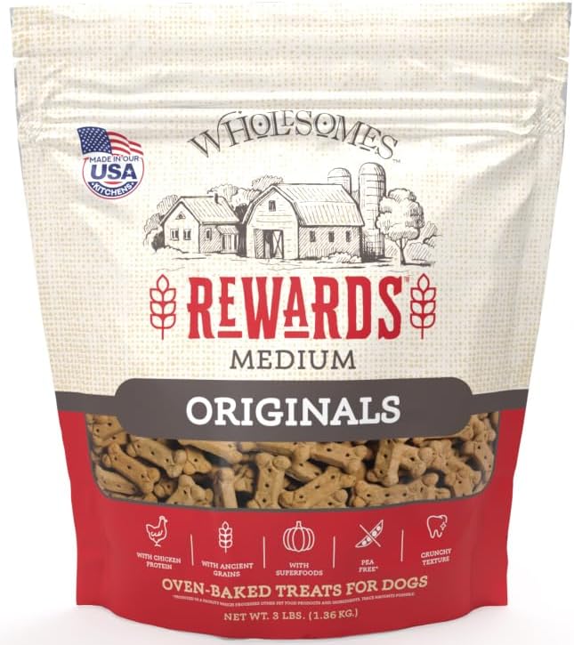 Wholesomes Rewards Medium Original Biscuit Dog Treats