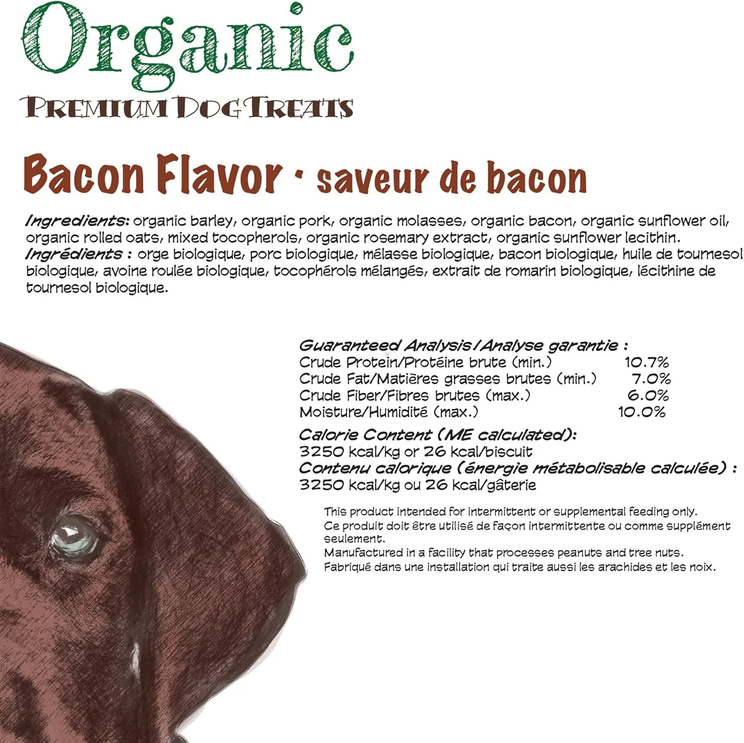 Darford Organic Premium Dog Treat - Bacon Flavor - Image 4