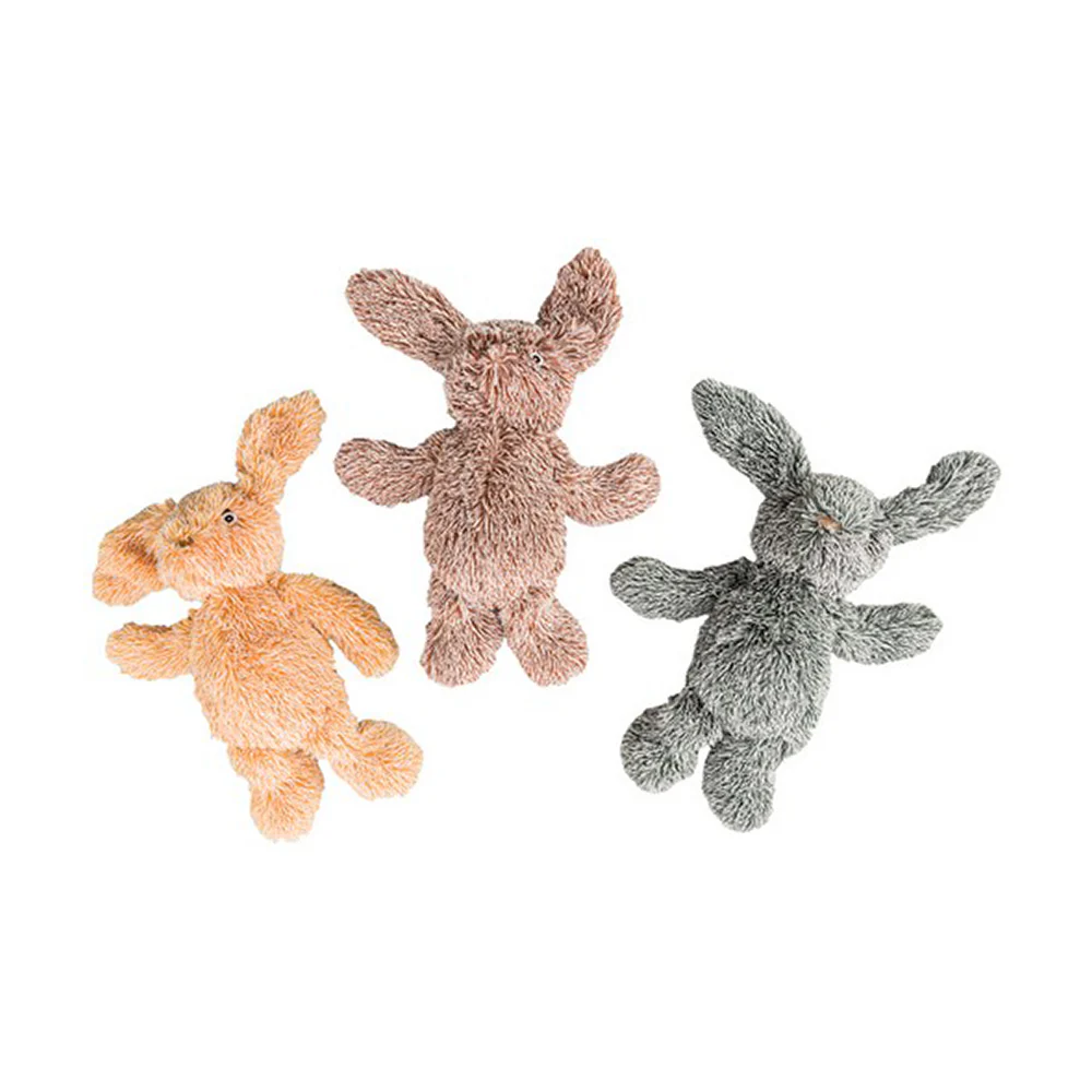 SPOT Cuddle Bunnies Dog Toy - Soft, Plush Fabric Dog Toy with Squeaker, Perfect for Cuddling, Great for Dogs and Puppies of All Ages, Medium to Large Breeds - 13" Rabbit, Assorted Colors - Image 2