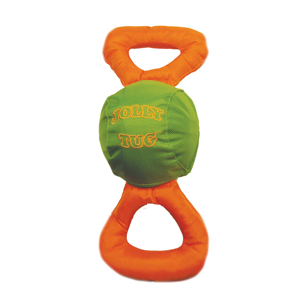 Jolly Pets Jolly Tug Dog Tug and Squeak Toy