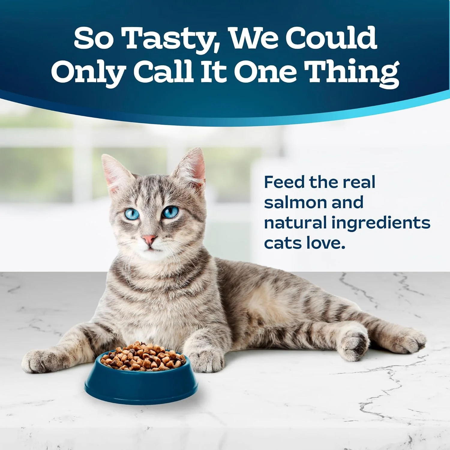 Blue Buffalo Tastefuls Adult Dry Cat Food Indoor Cat Formula, Made in the USA with Natural Ingredients, Salmon Recipe - Image 3