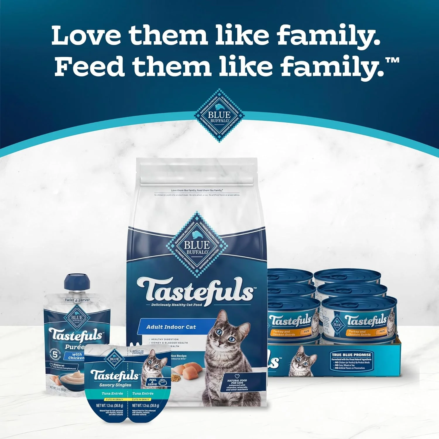 Blue Buffalo Tastefuls Natural Dry Food for Adult Indoor Cats, Chicken & Brown Rice Recipe - Image 9