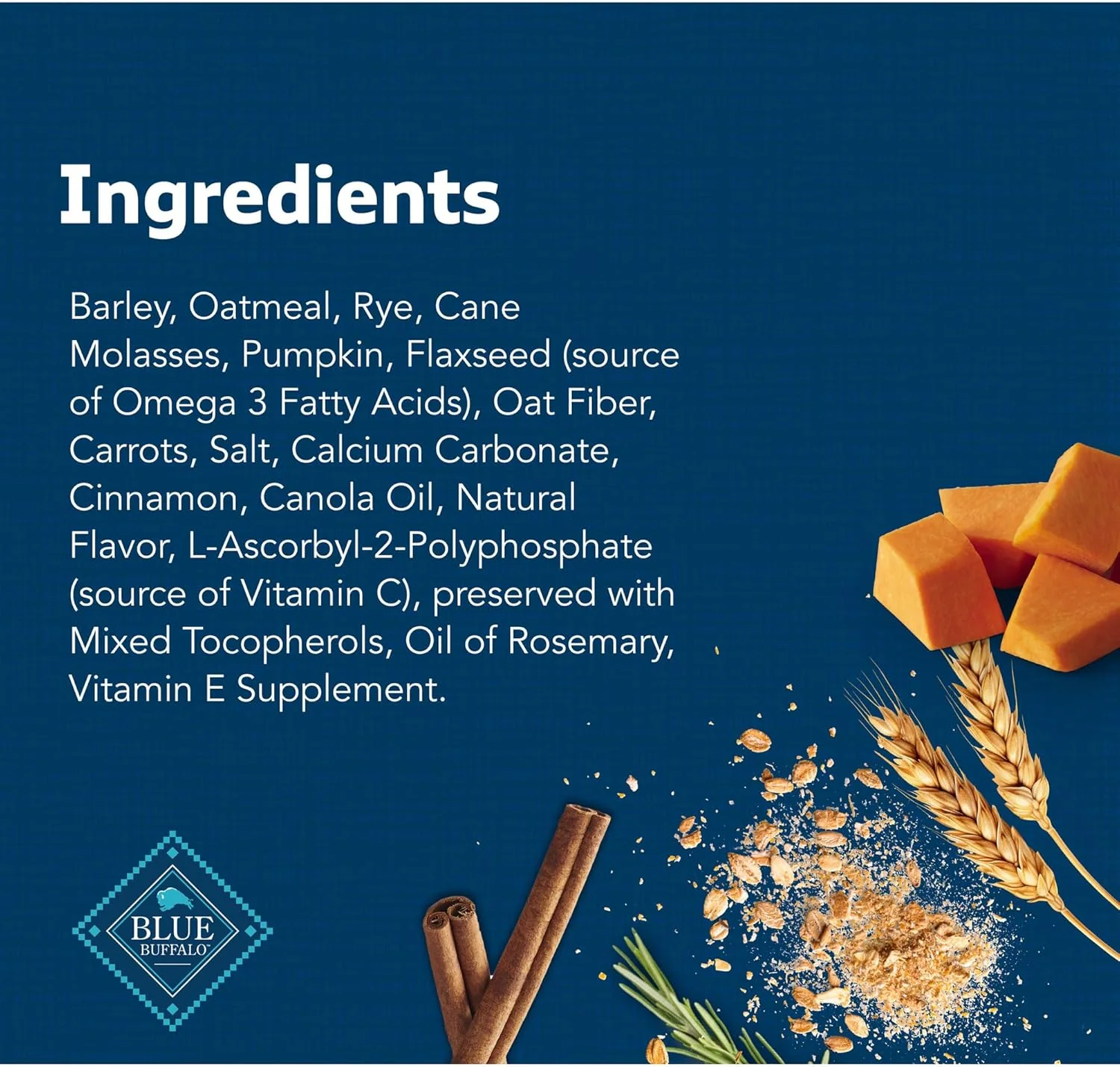 Blue Buffalo Health Bars Crunchy Dog Biscuits, Oven-Baked With Natural Ingredients, Pumpkin & Cinnamon - Image 6