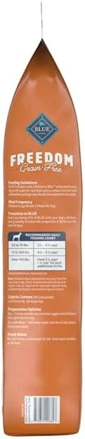 Blue Buffalo Freedom Grain-Free Large Breed Dry Dog Food, Supports Joint Health & Mobility, Made in the USA With Natural Ingredients, Chicken & Potatoes - Image 4