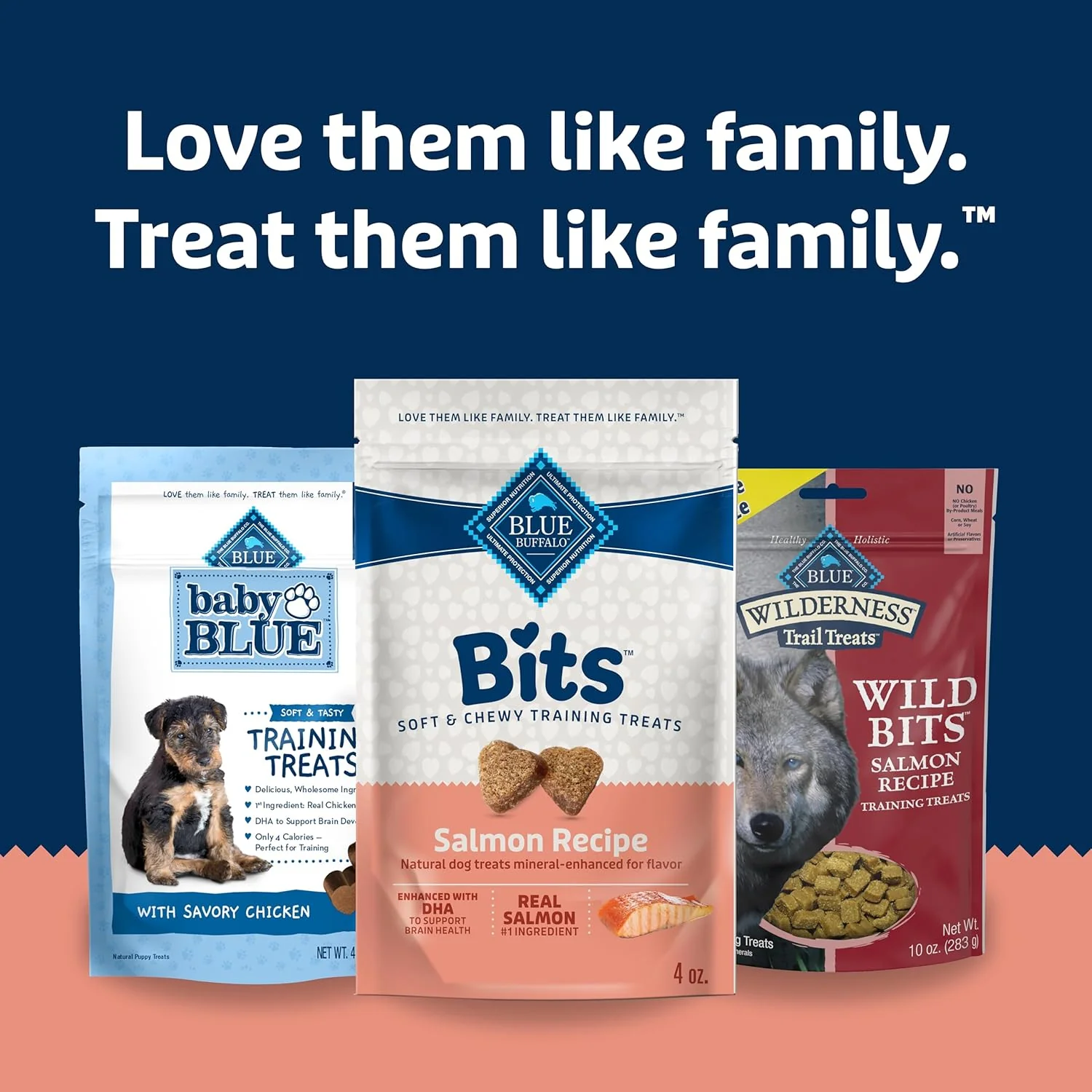 Blue Buffalo Bits Soft Dog Treats for Training, Made with Natural Ingredients & Enhanced with DHA, Salmon Recipe - Image 10