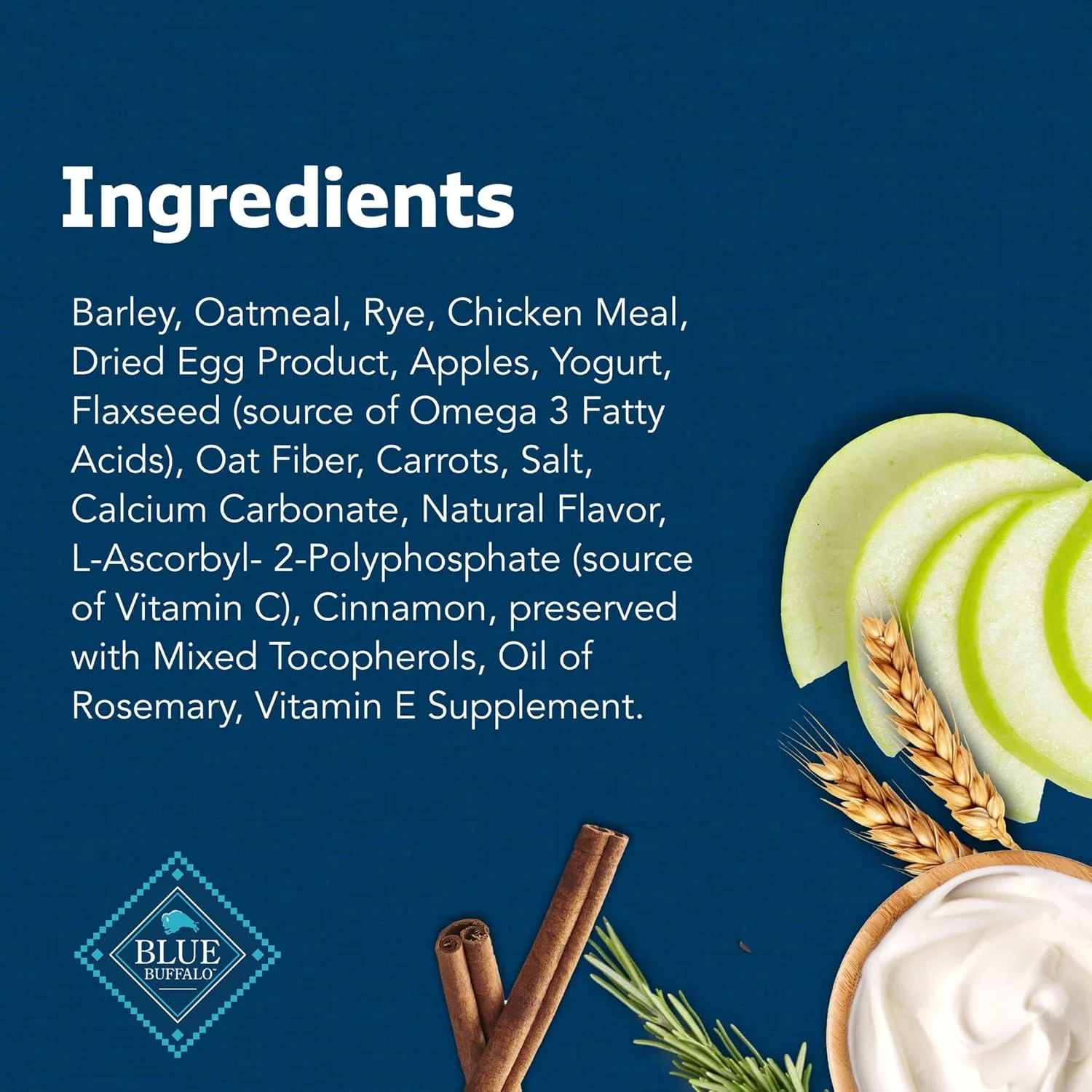 Blue Buffalo Health Bars Natural Crunchy Dog Treats Biscuits, Apple & Yogurt - Image 4