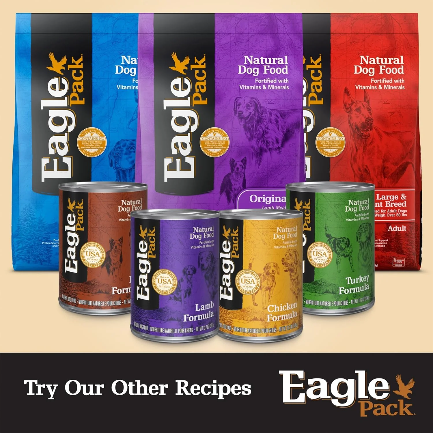Eagle Pack Natural Dry Reduced Fat Dog Food, Pork & Chicken - Image 9