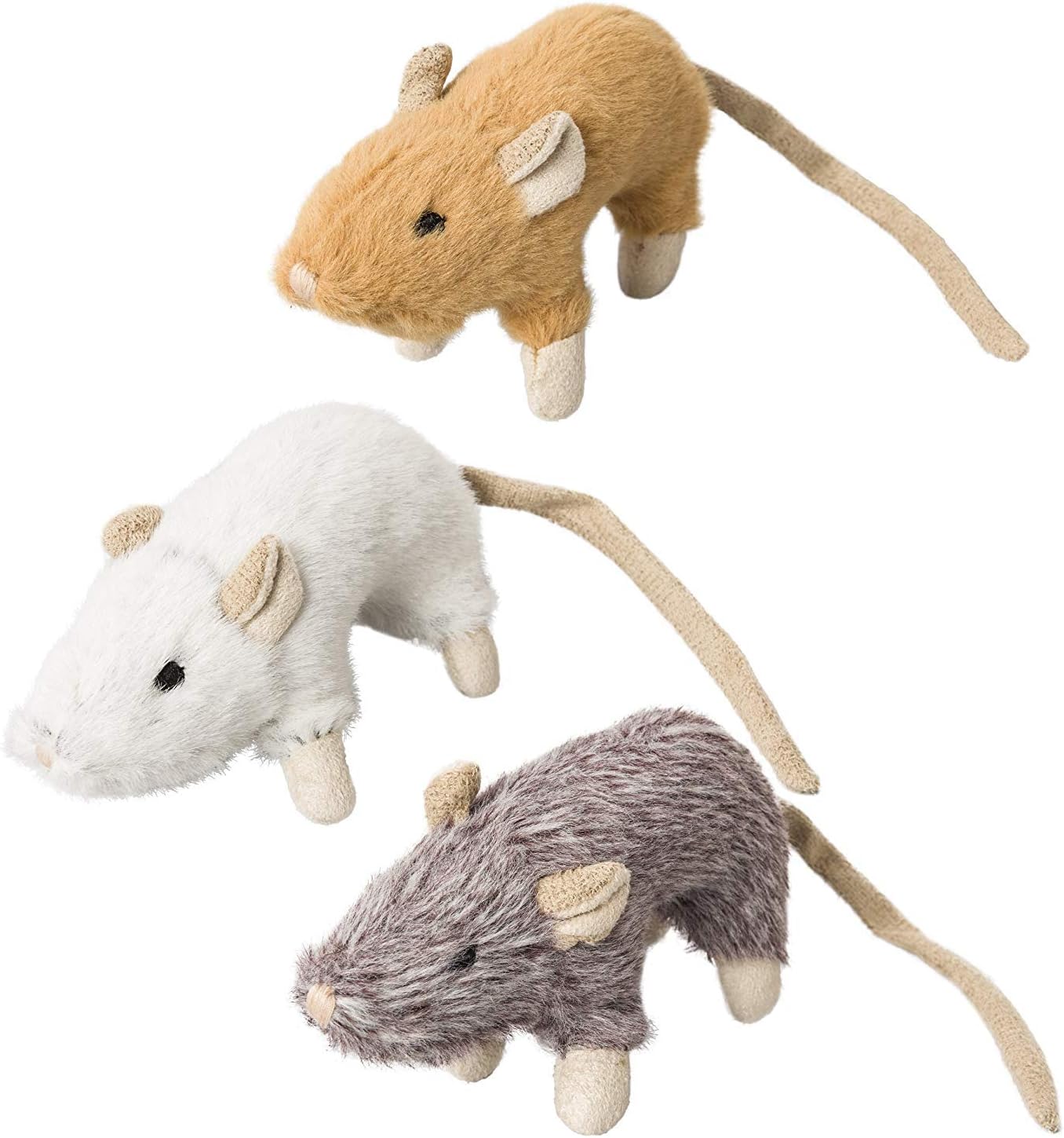 Spot® Wool Mouse Willie With Catnip Cat Toys Assorted Color 3.5 Inch - Image 2