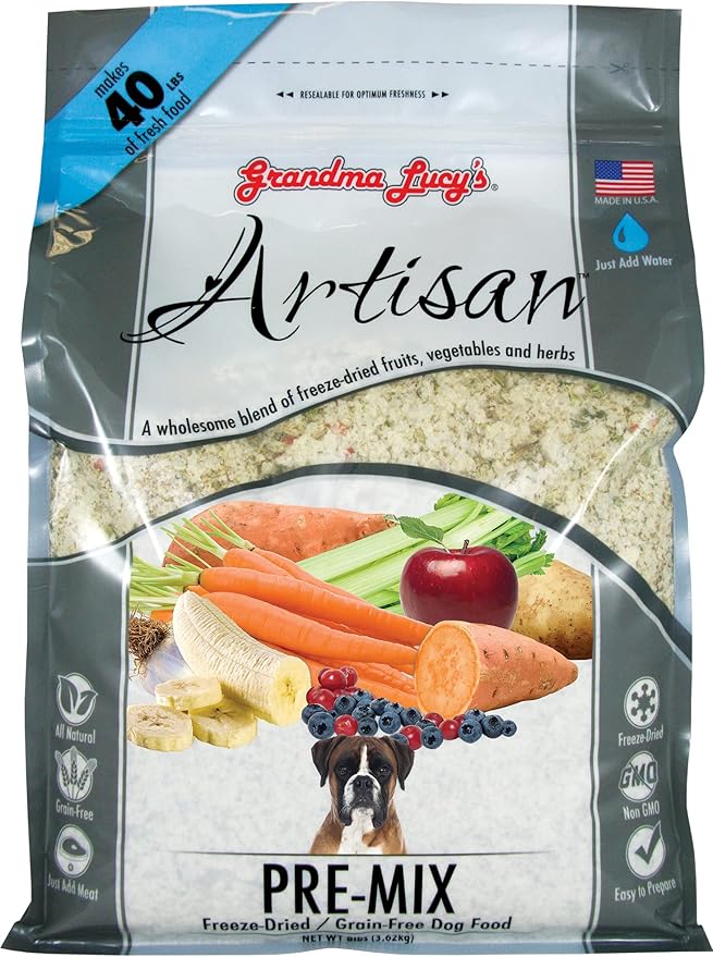 Grandma Lucy’s® Artisan™ Freeze Dried Grain Free Pre-Mix Recipe Dog Food - Image 8