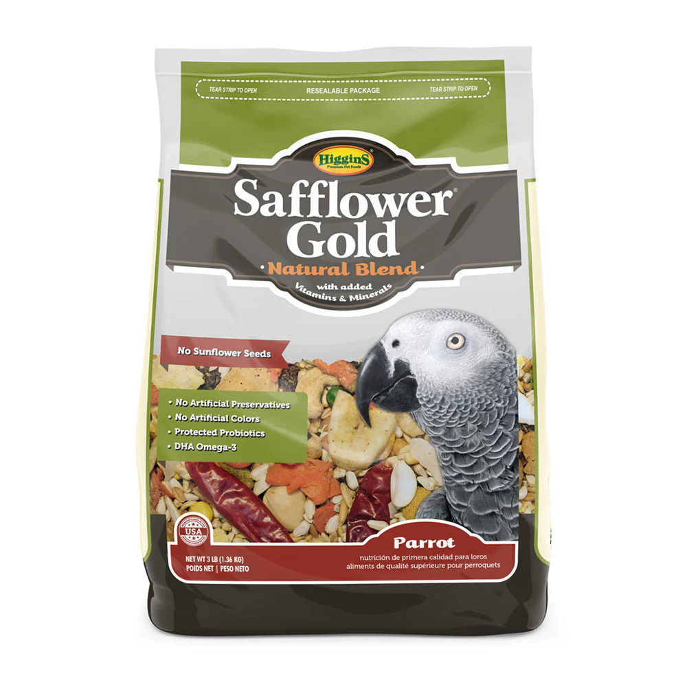 Higgins Safflower Gold Parrot 3 lb