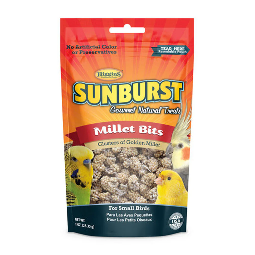 Higgins Sunburst Treats Millet Bits 1 oz