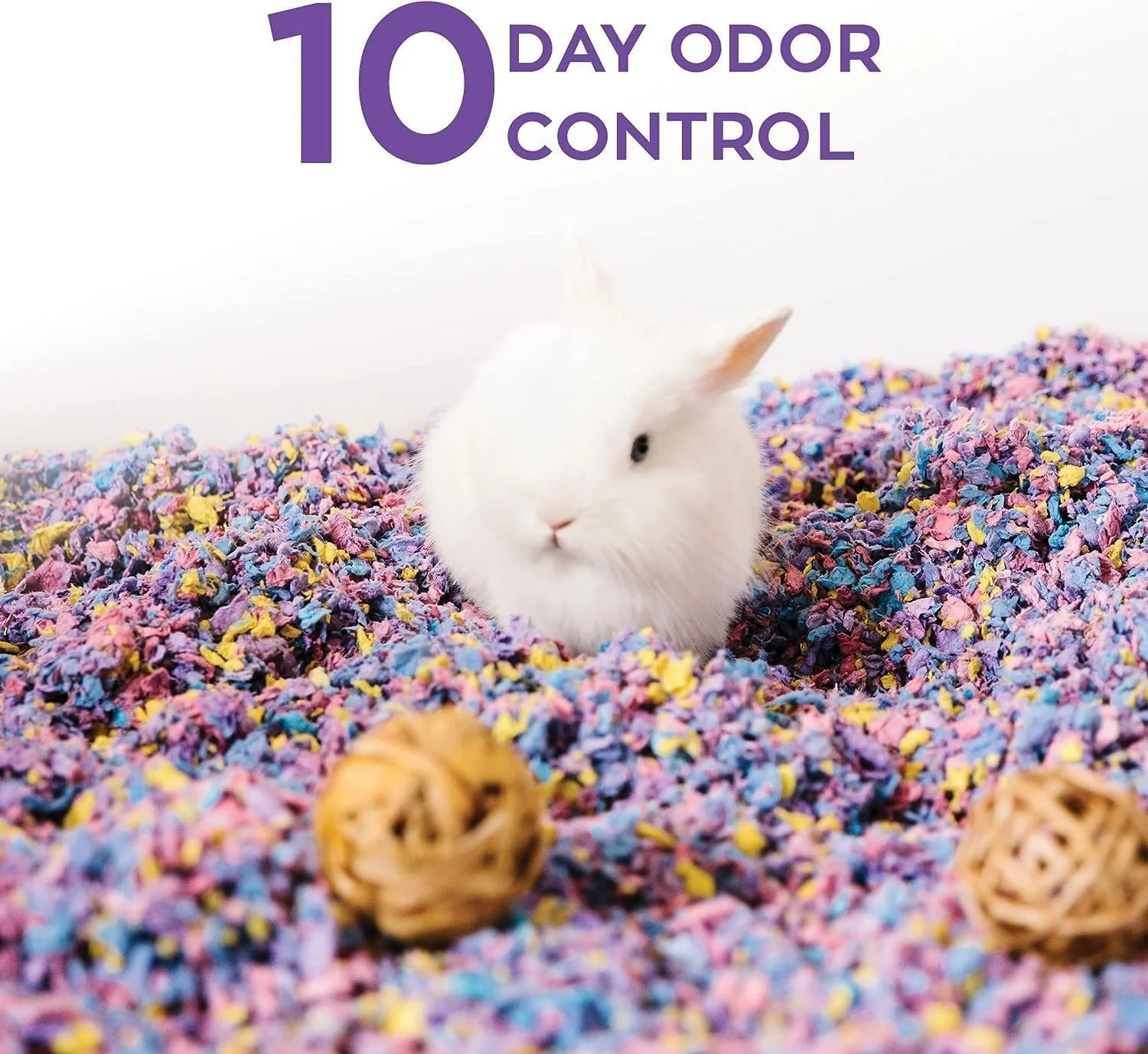 Carefresh 99% Dust-Free Confetti Natural Paper Small Pet Bedding with Odor Control - Image 4