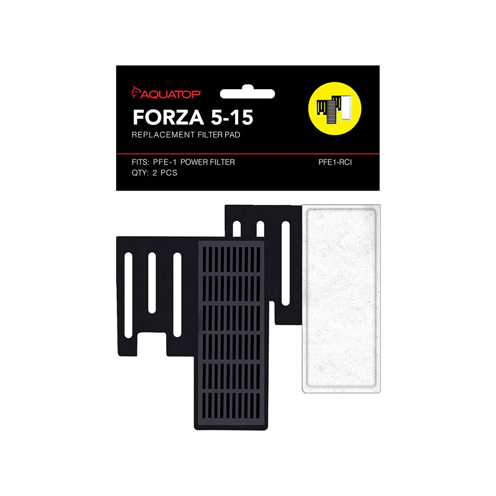 Aquatop Forza 45 GPH Power Filter Replacement – Great for Fresh & Saltwater – Advanced Filtration Design for Crystal Clear Water