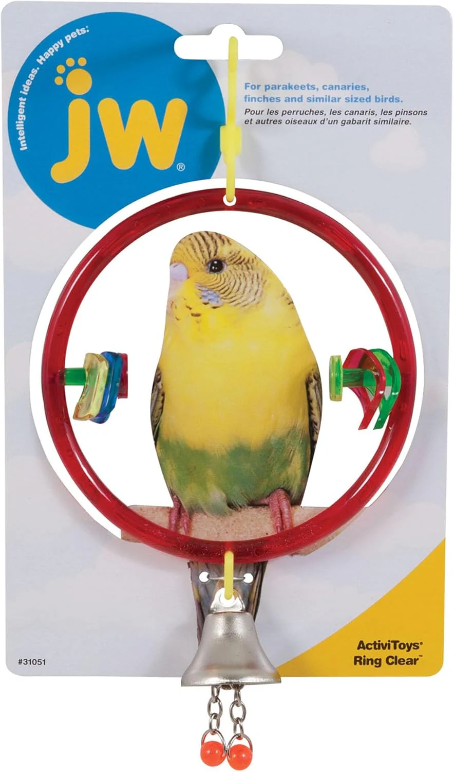 JW® Ring Clear Bird Toys Multicolor Small/Medium - Image 2