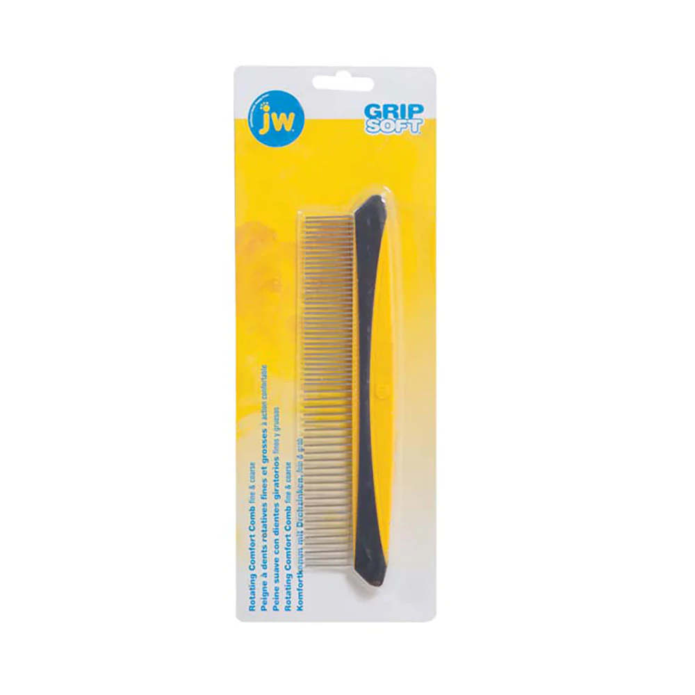 JW® Gripsoft® Rotating Comfort Comb Fine & Coarse