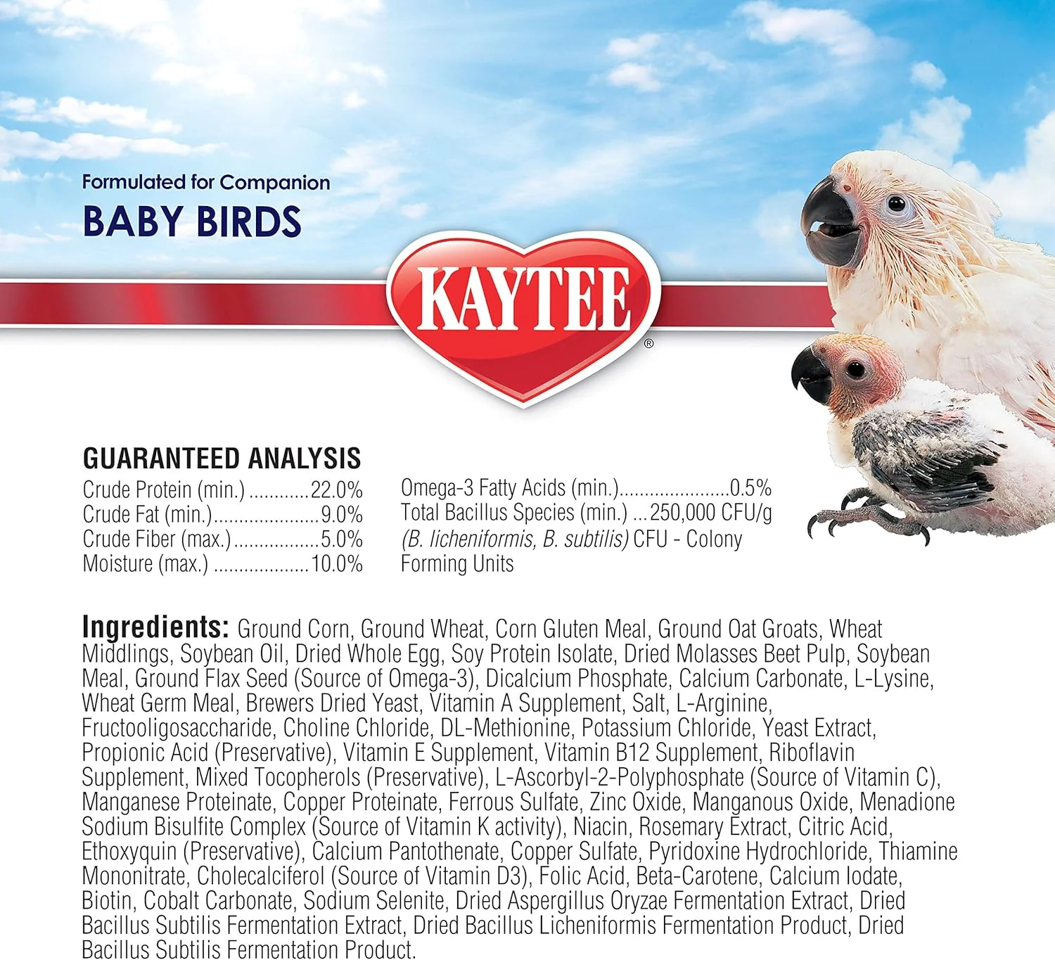 Kaytee Exact Hand Feeding Pet Bird Baby Food For Parrots, Parakeets, Lovebirds, Cockatiels, Conures, Cockatoos, and Macaws, 5 Pound - Image 2