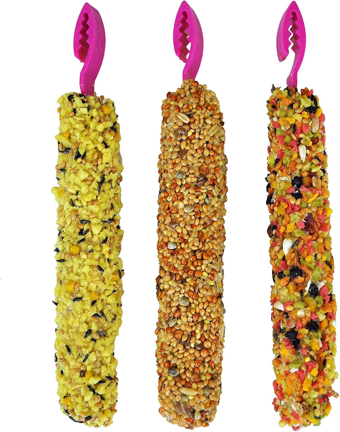 A&E Cage Co. SmaKers Treat Sticks for Parakeet- 3-in-1 Flavor (Egg, Honey & Fruit) - Image 2