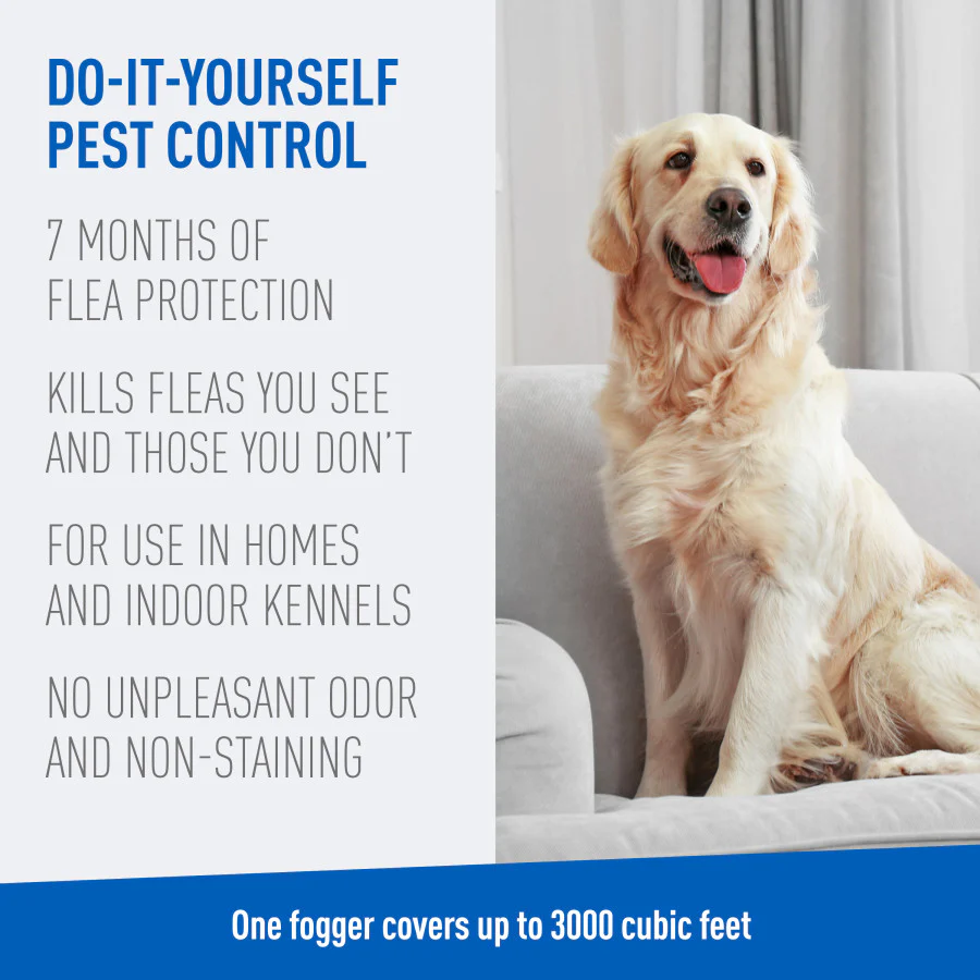 ADAMS Plus Flea & Tick Indoor Fogger – 3 Pack (3 oz Each) - Image 4