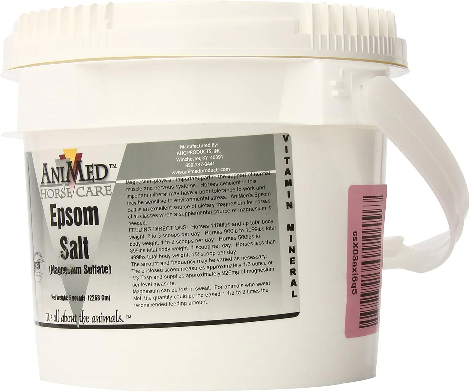 Animed® Epsom Salt 5 lb - Image 2