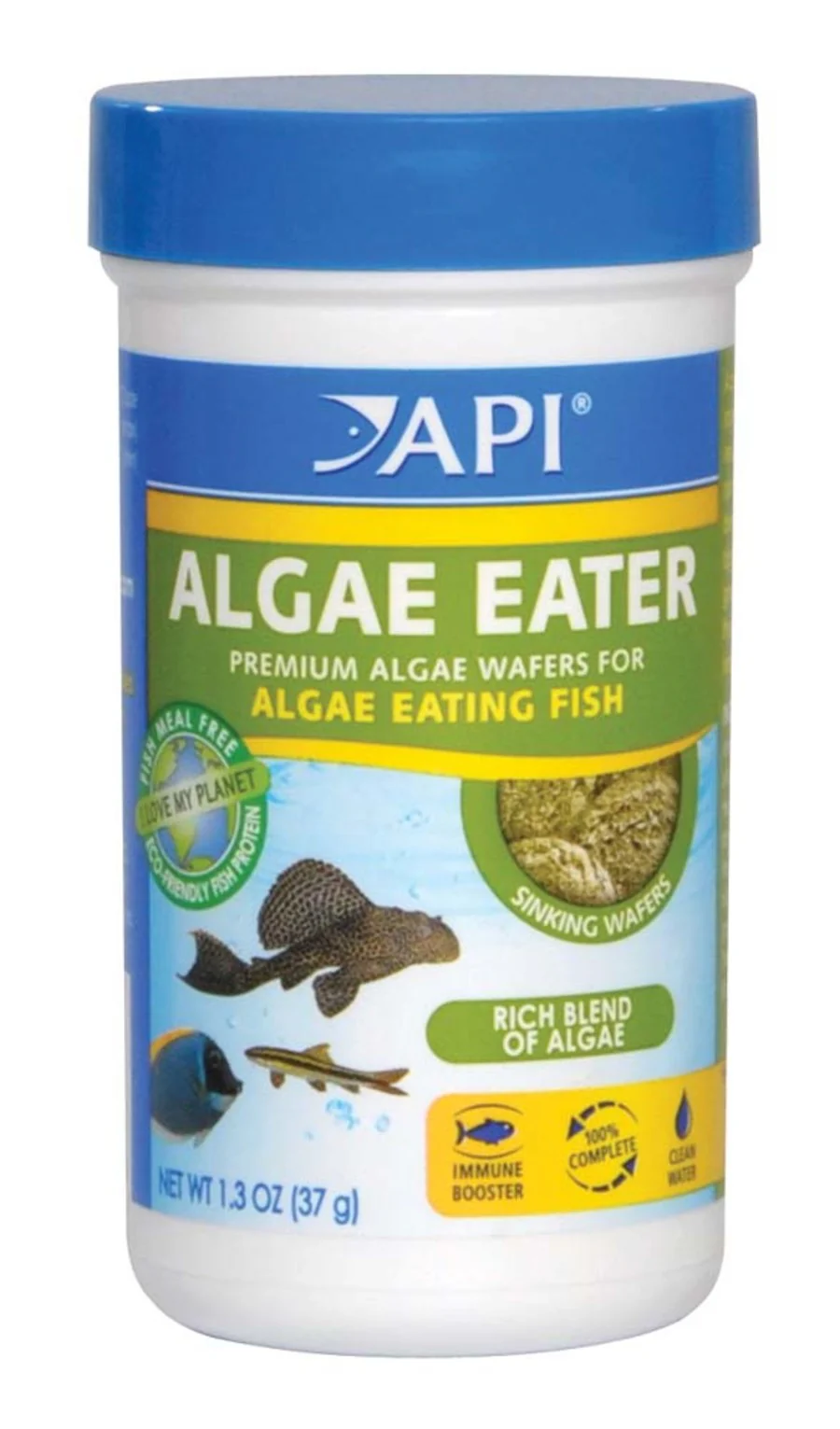 API Algae Eater Pea Protein Natural Pre-Biotic Algae Wafer with spirulina for Algae Eating Fish - Image 7
