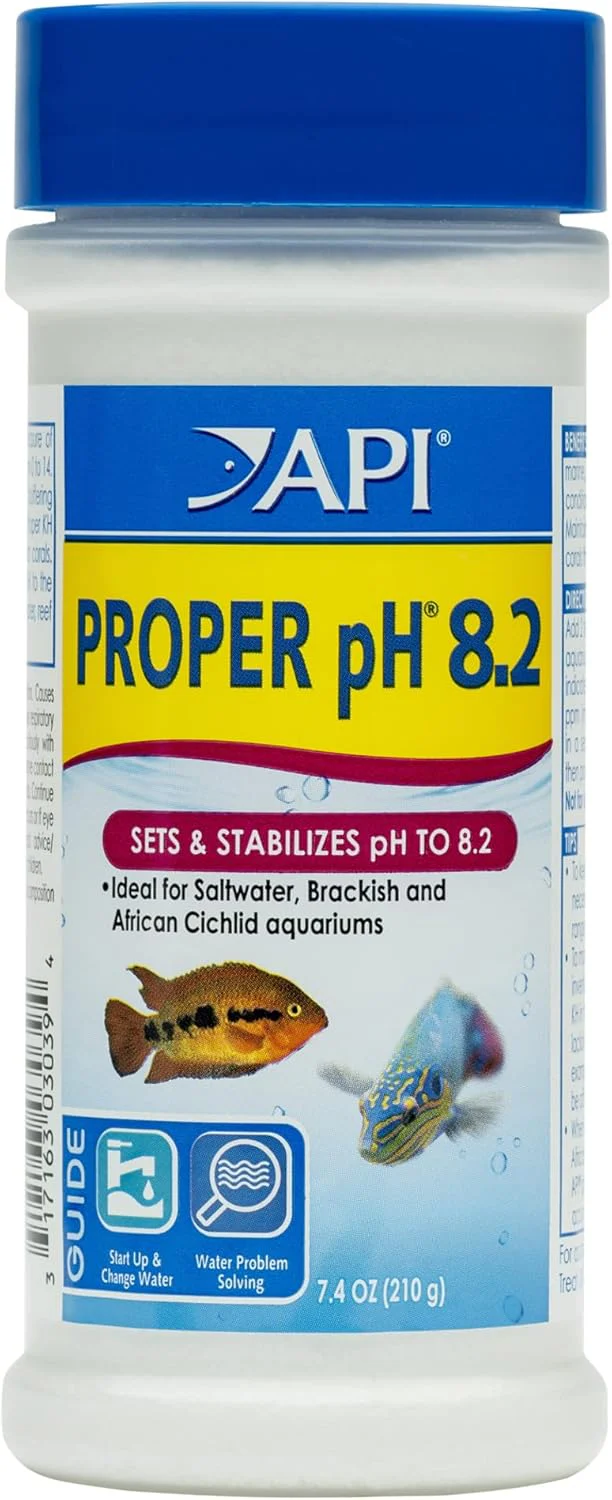 API PROPER pH 8.2 Freshwater Aquarium Water pH Stabilizer 7.4-Ounce Container