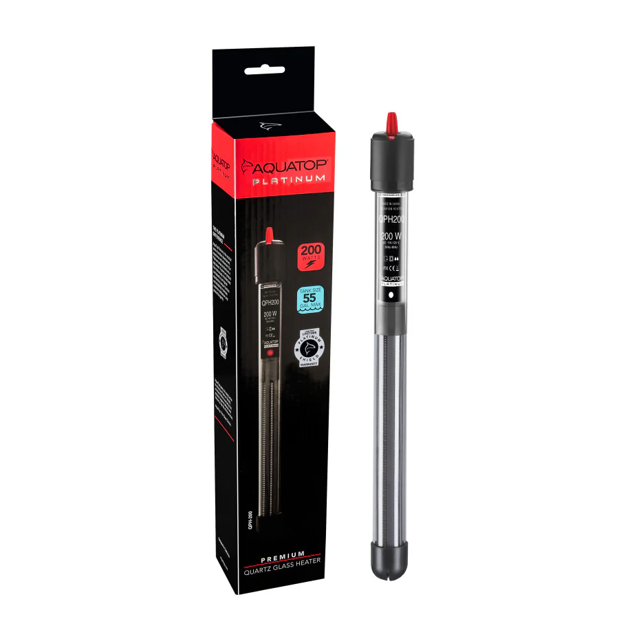Aquatop Quartz Platinum Heater - Fully Submersible Fish Tanks, 68-93F Adjustable Temperature Range, Fresh & Saltwater Use, Shatter Resistant Aquarium Heaters - Image 3