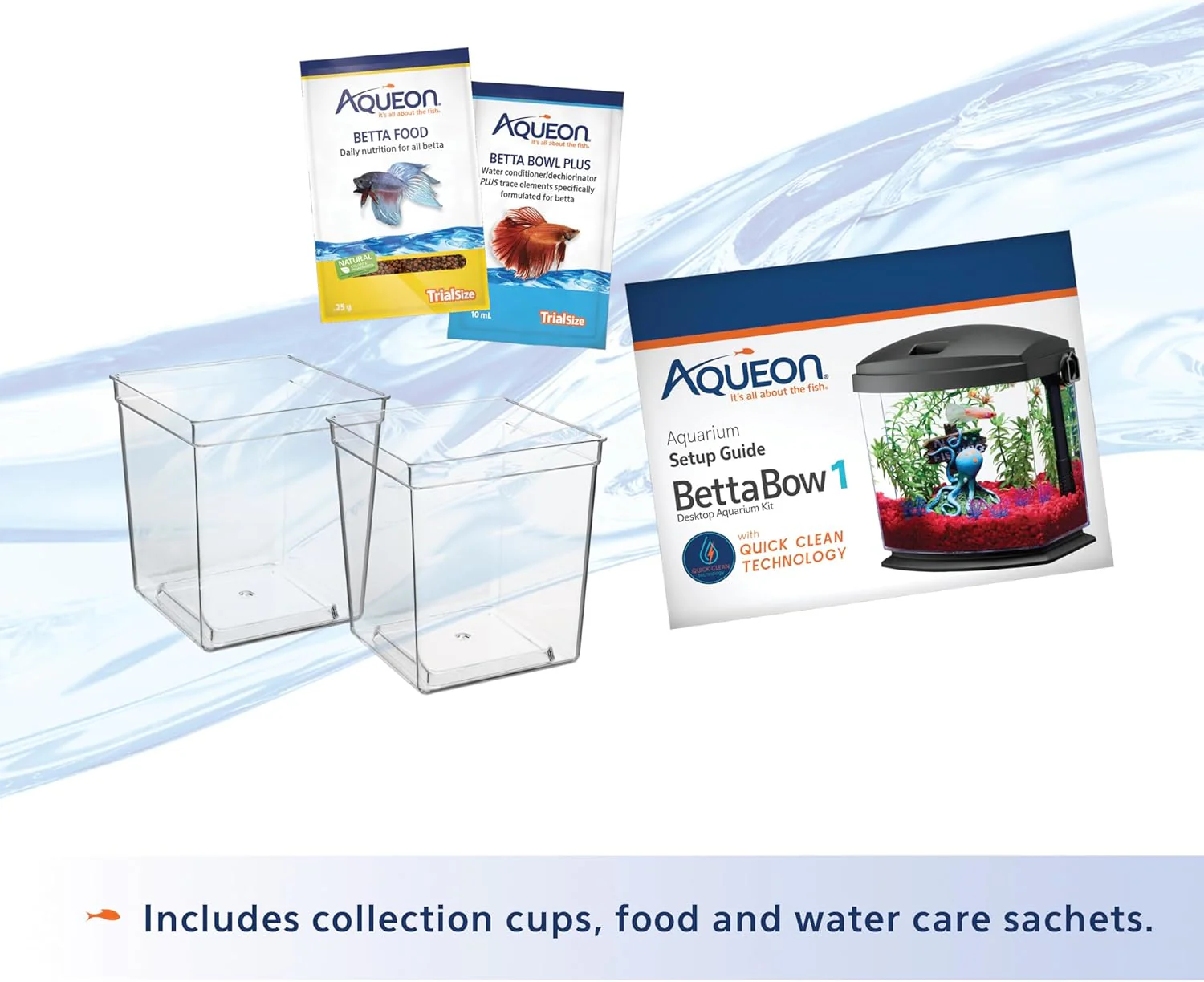 Aqueon BettaBow with Quick Clean Technology Aquarium Kit, Black Black 1 Gallon - Image 6