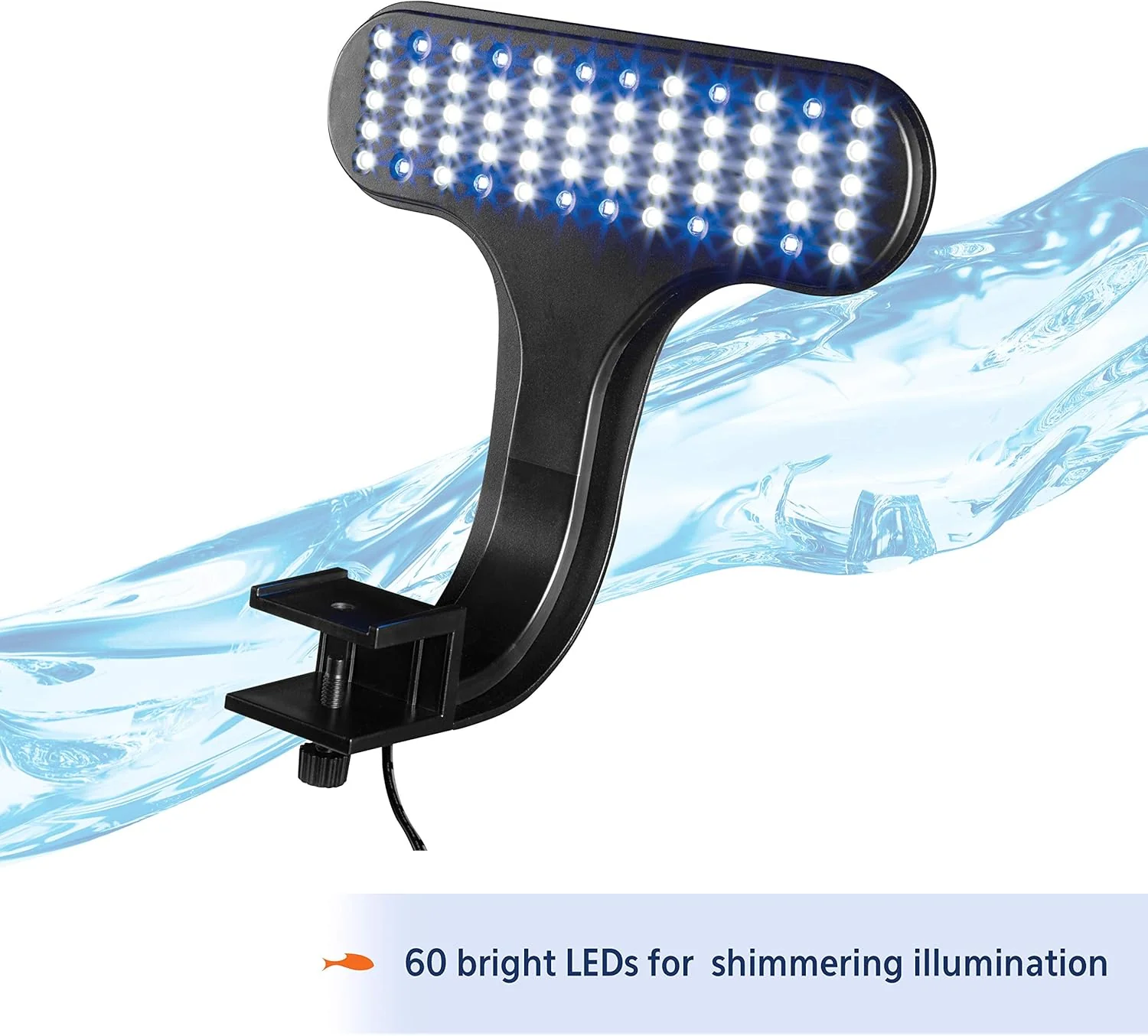 Aqueon Clip-On LED Aquarium Fish Tank Light for Planted Growing Plants for Up To 20 Gallon Aquariums - Image 4