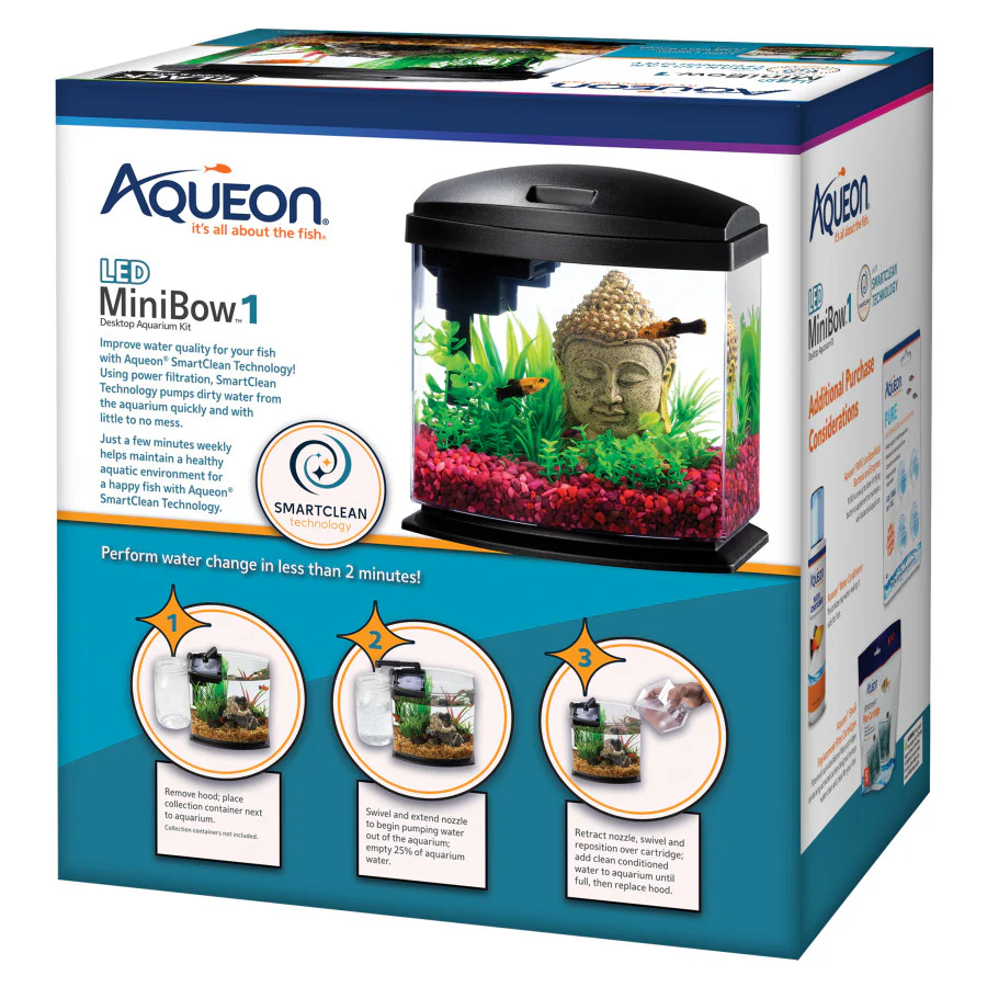 Aqueon LED MiniBow™ Kit with SmartClean™ Technology - Image 3