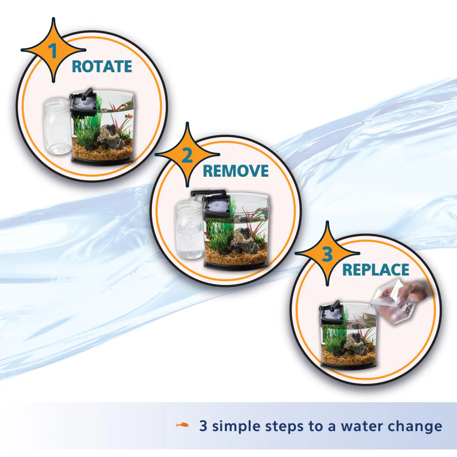 Aqueon LED MiniBow™ Kit with SmartClean™ Technology - Image 8