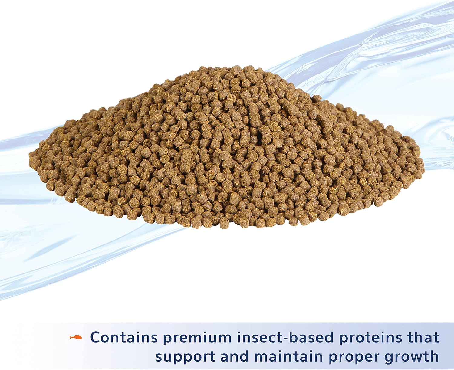 Aqueon Nutrinsect Fish-Free Fish Food, Goldfish Pellets, 1.76 oz - Image 3