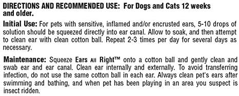 Ark Naturals Ears All Right Gentle Ear Cleansing Lotion for Dogs, Relieve Issues with Infection, Allergies, Odor and Wax, Natural Botanical Formula, 4 oz Bottle - Image 3