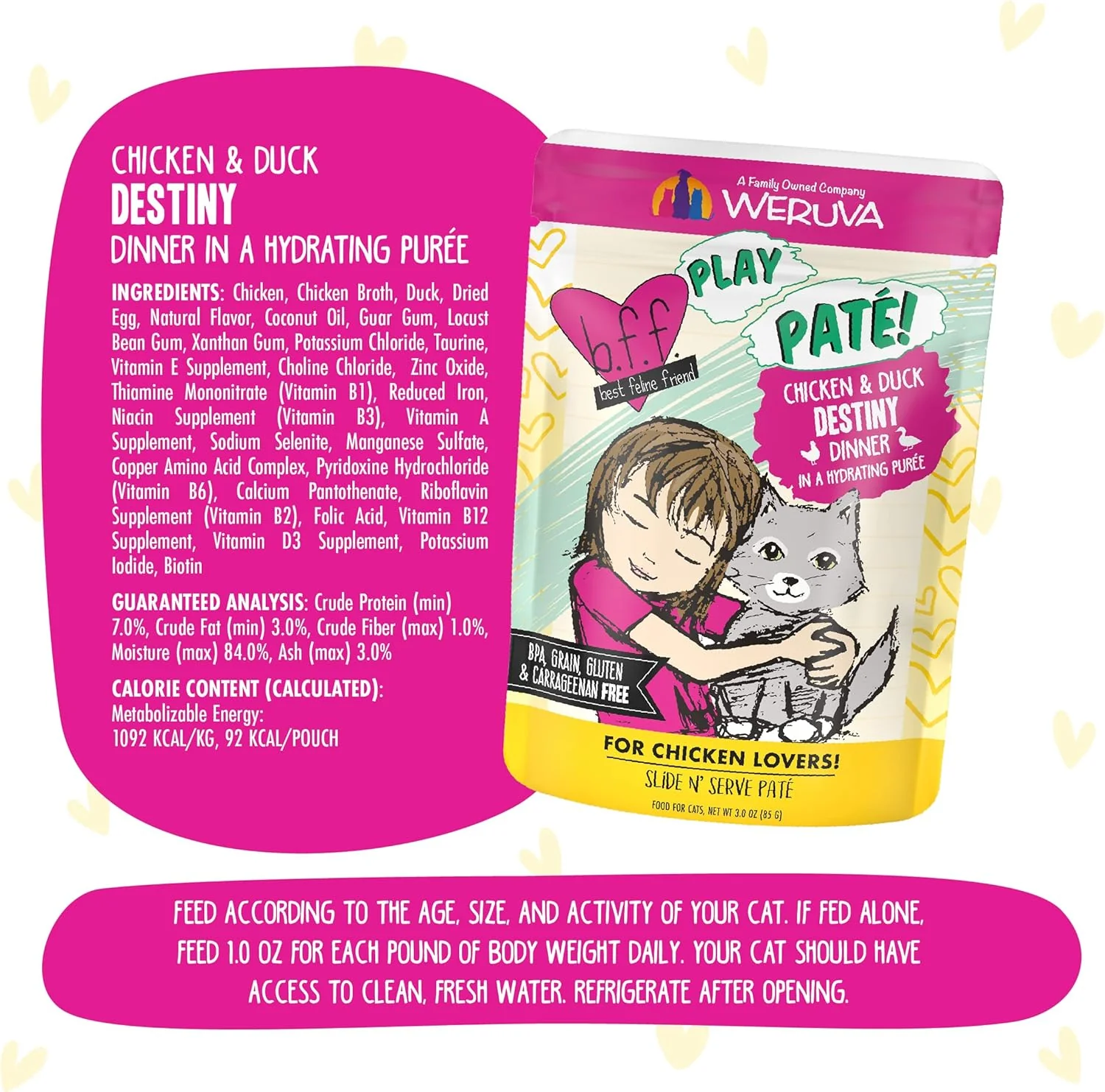 B.F.F. PLAY - Best Feline Friend Paté Lovers, Aw Yeah!, Chicken & Duck Destiny with Chicken & Lamb - Image 7