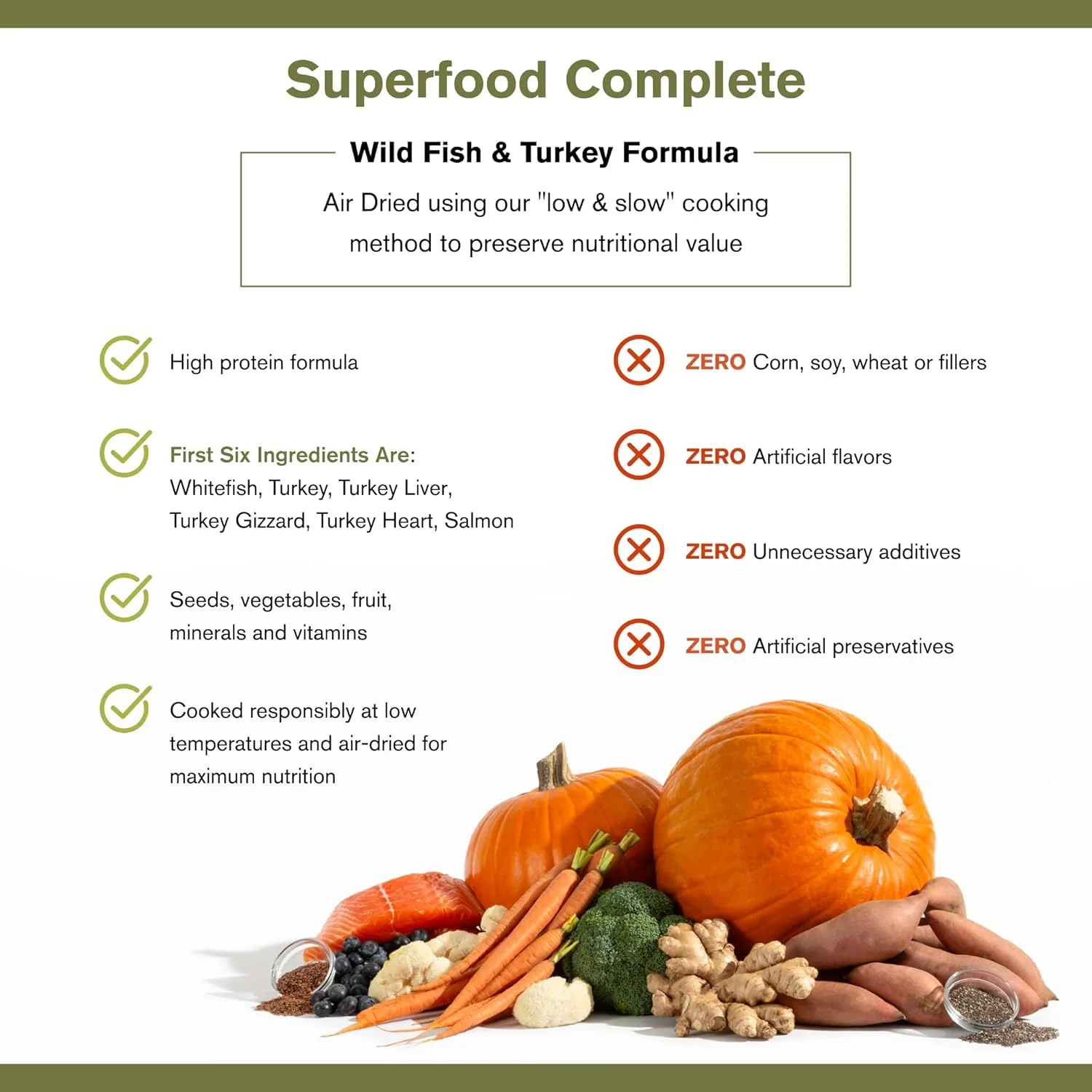 BADLANDS RANCH- Superfood Complete, Air-Dried Adult Dog Food - High Protein, Zero Fillers, Superfood Nutrition by Katherine Heigl (Wild Fish and Turkey Formula) - Image 6