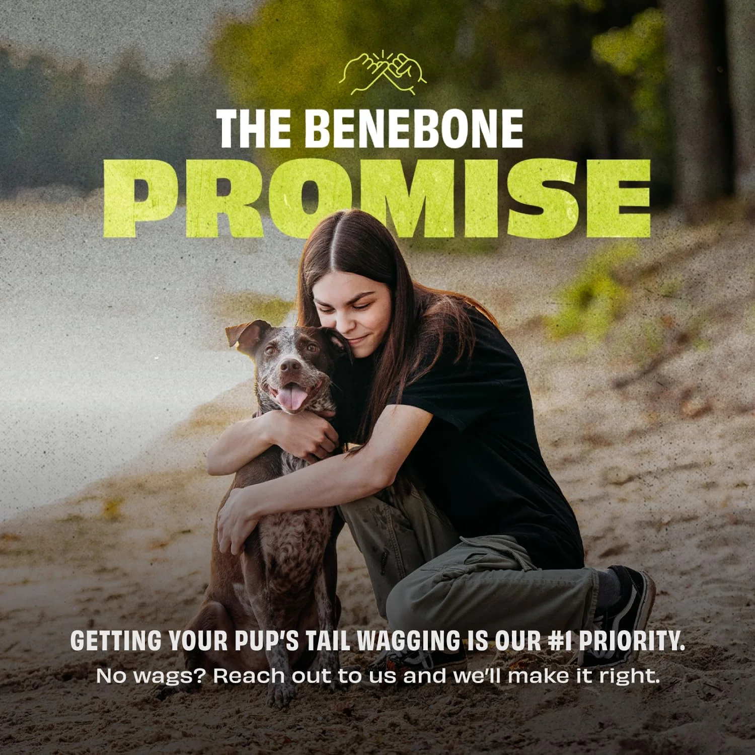 Benebone Dog Ball, Natural Rubber - Image 4