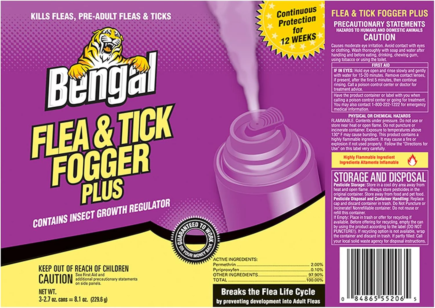 Bengal® Flea & Tick Fogger - 3 pack - Image 4