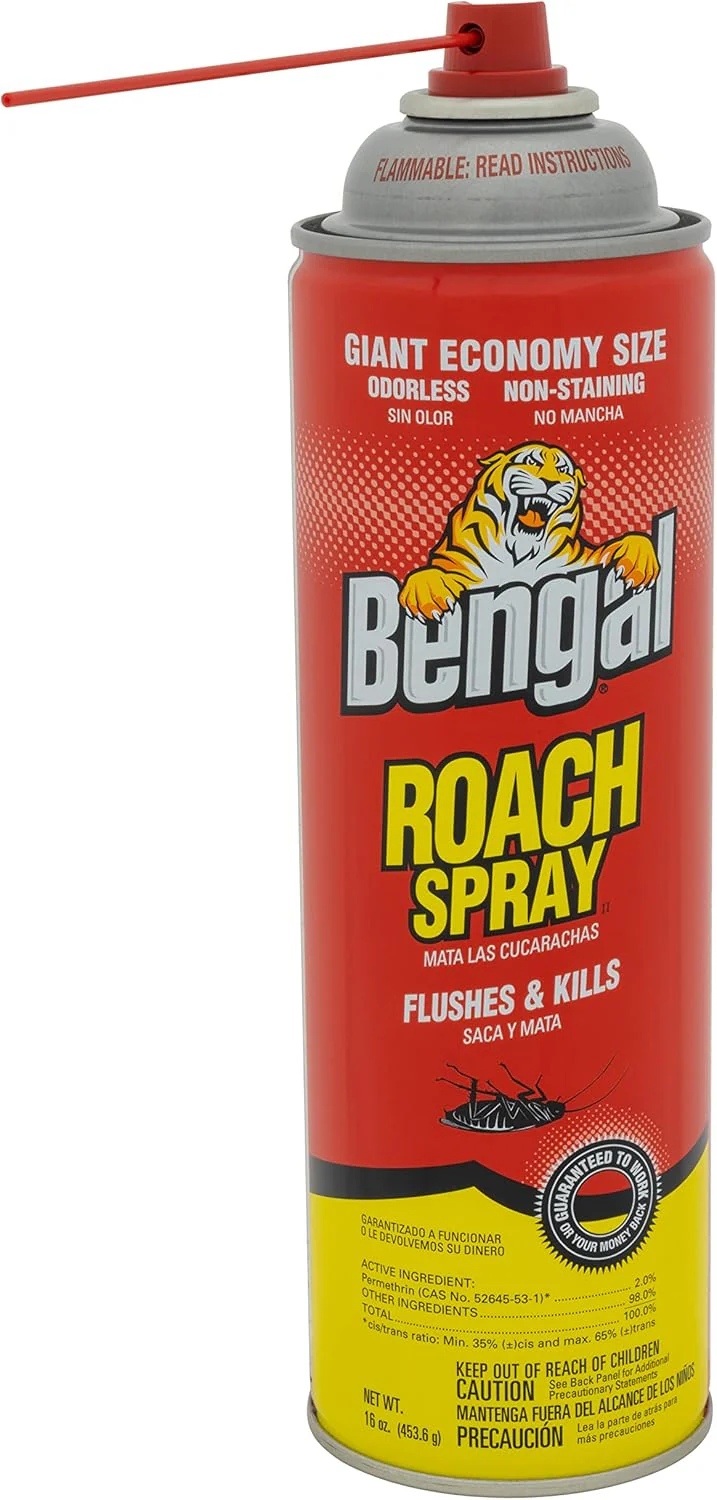Bengal® Roach Spray II – Powerful Dry Spray for Hidden Roaches and Insects - Image 3