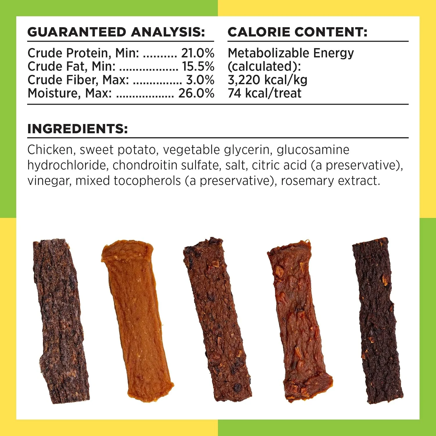 BIXBI Hip & Joint Support Chicken Jerky Dog Treats - USA Made Grain Free Dog Treats - Glucosamine, Chondroitin for Dogs - High in Protein, Antioxidant Rich, Whole Food Nutrition, No Fillers - Image 5