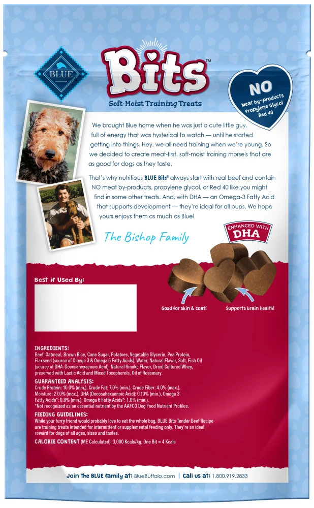 Blue Buffalo Bits Treats for Dogs, Beef - Image 6