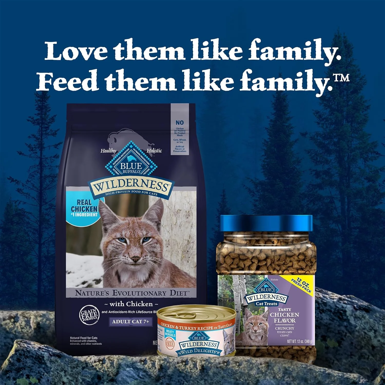 Blue Buffalo Wilderness Natural Mature Dry Cat Food for Cats 7+ Years, High-Protein and Grain-Free Diet, Supports Immune System Health and Energy to Stay Active, Chicken - Image 11