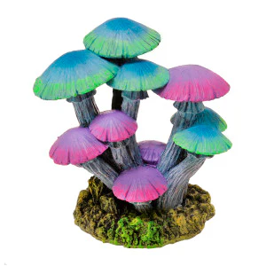 Blue Ribbon Pet Products Mushroom Garden Glow Aquarium Ornament - Image 3